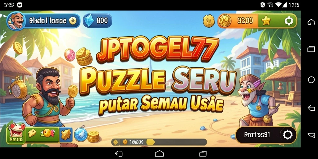 Tampilan gameplay menarik dari JPTOGEL77 dengan puzzle yang menantang.