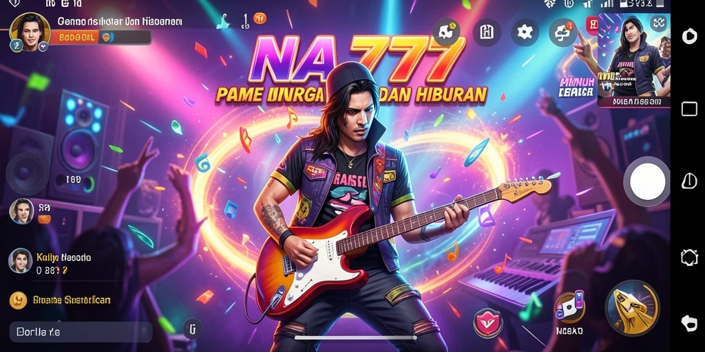 Tampilan gameplay NA777 yang menarik dan penuh warna.