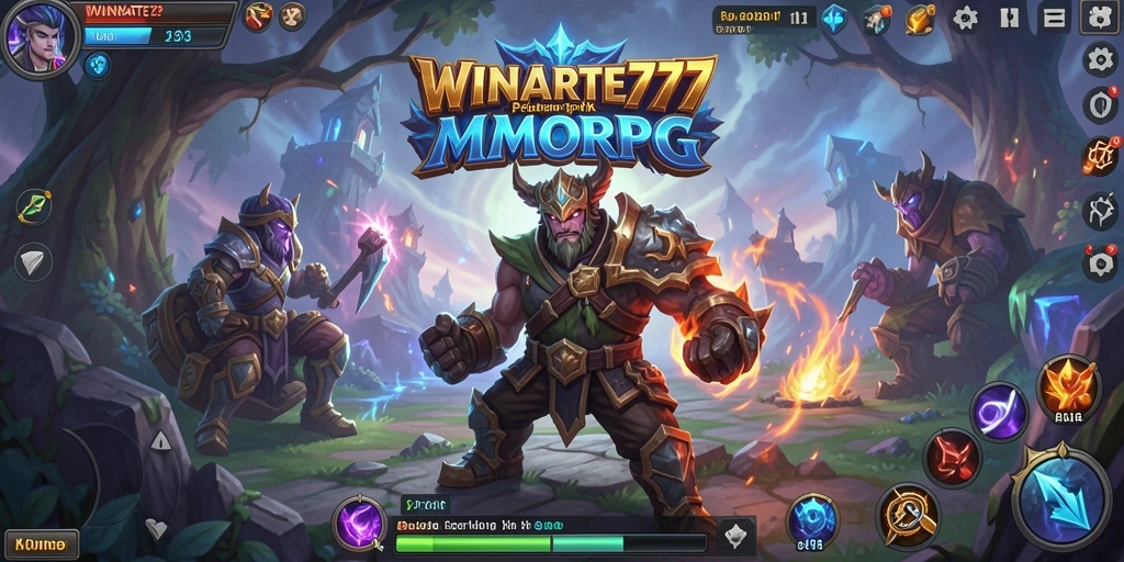 Gameplay mendebarkan dalam dunia MMORPG yang penuh petualangan.