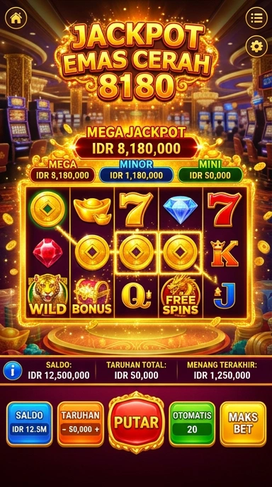 Tampilan antarmuka pengguna 8180 yang ramah dan mudah dinavigasi.